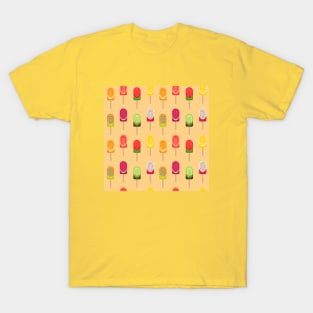 Fruit popsicles - Warm Yellow T-Shirt